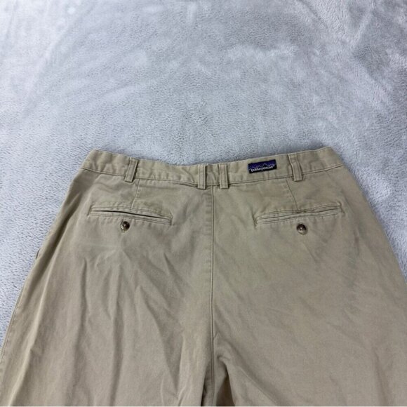 Patagonia Men's Size 34x31 Tan Dress Pants 100% Cotton Made in Hong Kong - Picture 13 of 13